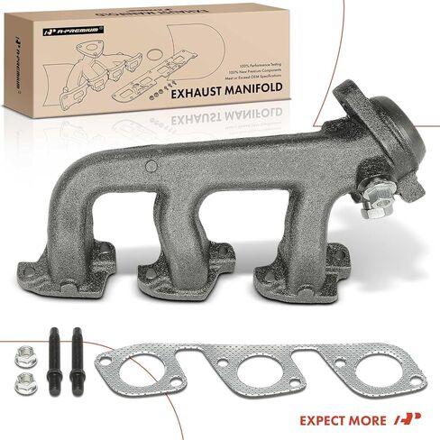 طقم مشعب عادم المحرك ذو الجانب الأيمن الممتاز مع حشوات [4.2 لتر] متوافق مع Ford F-150 F150، E-150 E-250 Econoline، E-150 Econoline Club Wagon، 1997 1998 in Saudi Arabia