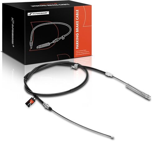 A-Premium Rear Driver Side Parking Brake Cable Assembly Compatible with Chevrolet and GMC Models: Silverado 1500 2014-2018, 2500 HD, 3500 HD 2014, Sierra 1500, 2500 HD, 3500 HD - Replace# 22743005 in Saudi Arabia