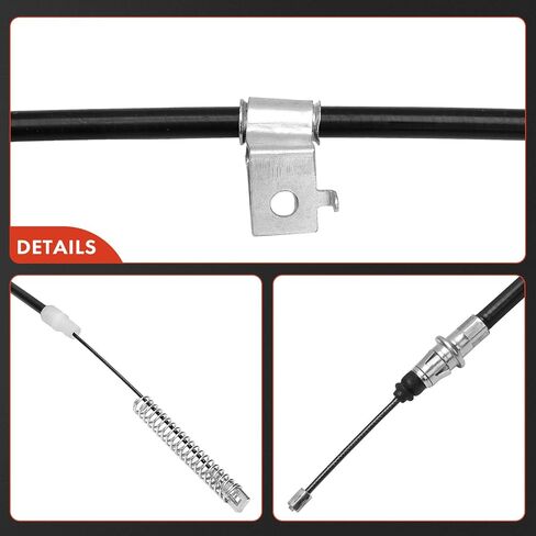A-Premium Rear Driver Side Parking Brake Cable Assembly Compatible with Chevrolet and GMC Models: Silverado 1500 2014-2018, 2500 HD, 3500 HD 2014, Sierra 1500, 2500 HD, 3500 HD - Replace# 22743005 in Saudi Arabia