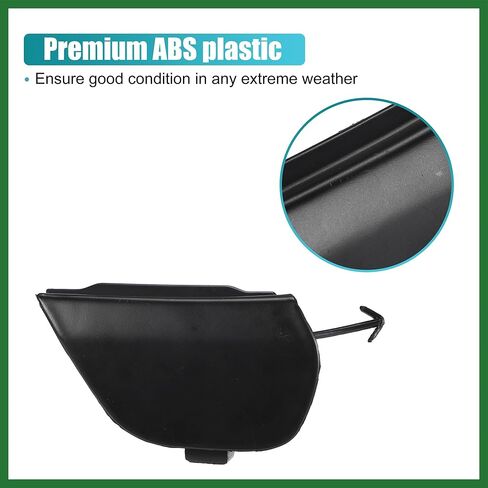 Motoforti غير مصبوغ المصد الأمامي الأيمن سحب هوك غطاء لتويوتا بريوس C 2015-2017 المصد الأمامي سحب هوك غطاء العين رقم 52127-52947 أسود طويل الأمد in Kuwait