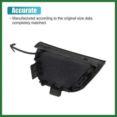 Motoforti غير مصبوغ المصد الأمامي الأيمن سحب هوك غطاء لتويوتا بريوس C 2015-2017 المصد الأمامي سحب هوك غطاء العين رقم 52127-52947 أسود طويل الأمد in Kuwait