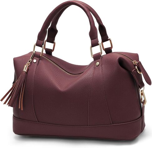 حقائب يد نسائية من الجلد النباتي من GEMIU بمقبض علوي مع حقيبة كتف قابلة للفصل ومحفظة هوبو كروس in Kuwait