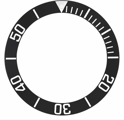 إطار إطار Ewatchparts متوافق مع علبة Tag Heuer Aquaracer مقاس 41 مم WAB2010، WAB2011 باللون الأسود in Saudi Arabia