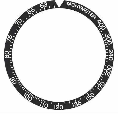 Ewatchparts Bezel Insert Compatible With Vintage Tag Heuer Autavia Viceroy Chronograph Watch 1163V in Saudi Arabia
