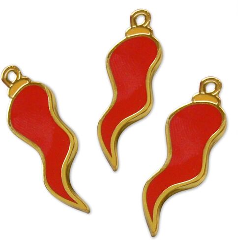 Novel Merk Italian Horn – Mediterranean Culture Lapel Pin, Hat Pin & Tie Tack Set - with Clutch Back in Saudi Arabia