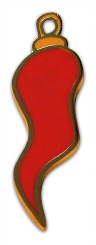 Novel Merk Italian Horn – Mediterranean Culture Lapel Pin, Hat Pin & Tie Tack Set - with Clutch Back in Saudi Arabia
