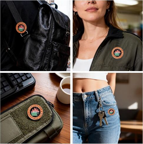 10 قطع من دبابيس المينا لفريق الاستجابة للحريق - هدايا مكتبية مضحكة لزملاء العمل وقادة الفريق، دبابيس ساخرة قابلة للتجميع لمناسبات العمل والحفلات وتقدير رجال الإطفاء in Kuwait