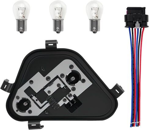 Right Tail Light Bulbs Holder Socket Compatible with BMW 3 Series 320i 328d 328i 335i 2012-2015 with Bulbs & Harness Passenger Side Replace 63217313044 in Saudi Arabia