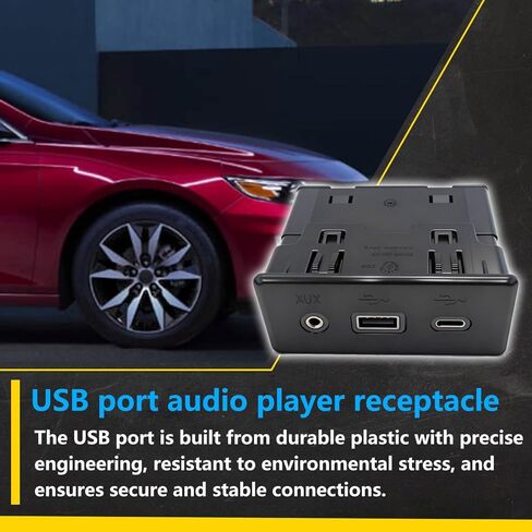 USB Port Audio Player & Receptacle 13529865 Compatible with Chevrolet Malibu 2019-2024 Equinox 2019-2024 GMC Terrain 2018-2019 Buick Encore GX 2020-2023 Replace 84260037 13512372 in Saudi Arabia
