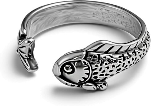 Funky Fish Ring for Women & Men, Adjustable Cool Rings for Statement Jewelry in Kuwait