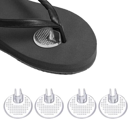 زوجان من واقيات أصابع الصندل المصنوعة من السيليكون، واقيات أصابع القدم من الجل فليب فلوب، وسادة لمنع الألم ووسائد مضادة للانزلاق بين أصابع القدم للصنادل الشفافة in Kuwait