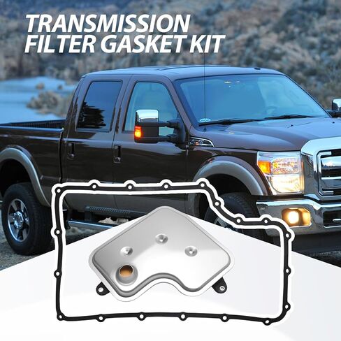 BC3Z-7A098-B Automatic Transmission Filter Gasket Kit, Replacement for Ford F Series 250 F Series 350 Super Duty 6.2 2011-2019, Replaces BC3Z-7A191-B in Saudi Arabia