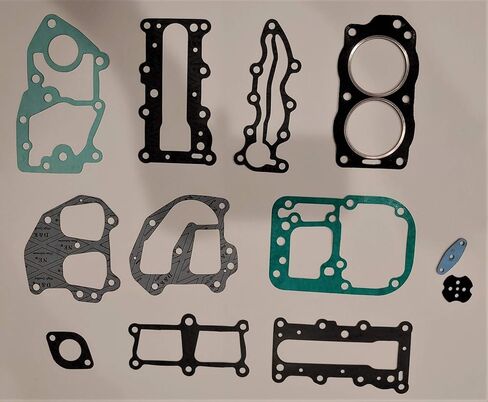 Powerhead Gasket Set for Johnson/Evinrude 9.9 HP 10 HP 15 HP Outboard Motors Replaces 436358 and GLM 39353 in Saudi Arabia