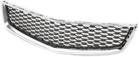 Front Lower Bumper Grille Compatible with 2010-2015 Chevrolet Equinox Honeycomb Mesh Grill Replacement for 25798747 GM1200621 Chrome Shell & Black Insert in Saudi Arabia