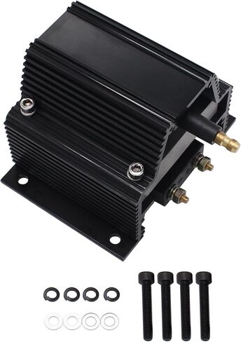 High Output Ignition Coil 50,000 Volts 50K E-Core HEI Super Coil Electronic 12V Universal Fits for V8 Chevy, Ford, Olds, Pontiac, and Mopar in Saudi Arabia