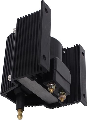 High Output Ignition Coil 50,000 Volts 50K E-Core HEI Super Coil Electronic 12V Universal Fits for V8 Chevy, Ford, Olds, Pontiac, and Mopar in Saudi Arabia