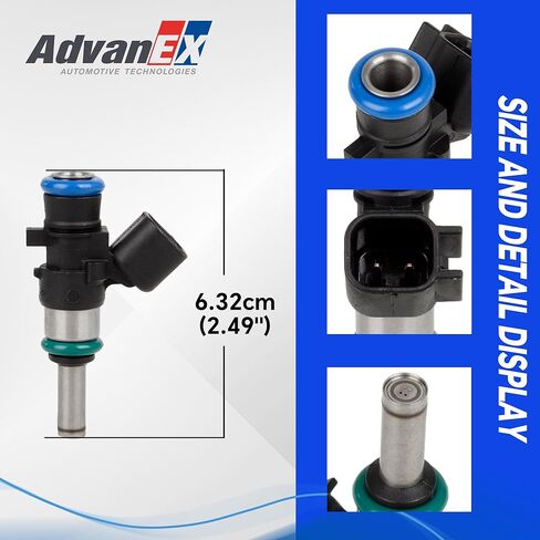 0280158337 2PCS Fuel Injector Compatible with Polaris 2016-2021 General 1000/ 2021General XP 4 RZR 2018-2021 RS1/2015-2021 S/XP/2014-2021 XP4 Replace 2521387 in Saudi Arabia