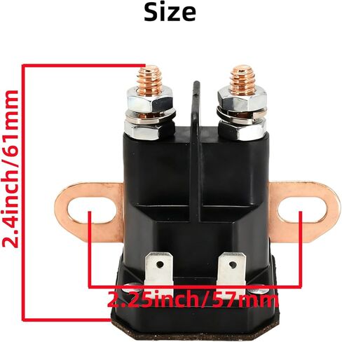AUC15346 GY22476 Starter Solenoid 12V Compatible with John Deere Tractor D130 D105 D160 D120 D170 D150 D110 D140 D125 D100 D155 L108 L105 LA105 LA100 Z335M Z255 Z345R Z225 Z335E Z345M Z235 Z245 in Saudi Arabia