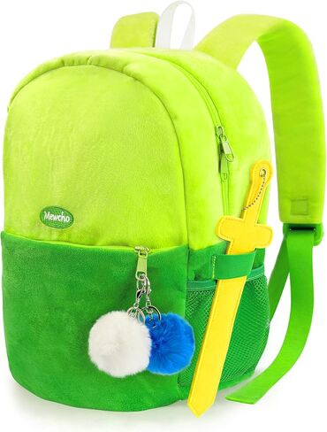 حقيبة ظهر خضراء مقاس 15.35 بوصة للزي البشري، حقيبة كرتونية خضراء هدايا هدايا شخصية وإكسسوارات تنكرية للبالغين in Kuwait