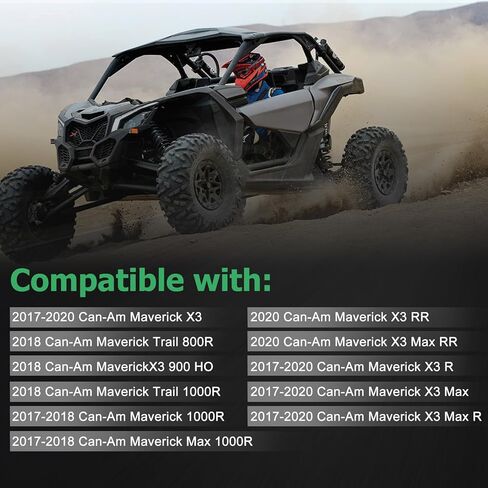مجموعة مروحة مشعاع التبريد مناسبة لاستبدال Can-Am Maverick X3 2017-2025 709200588 in Kuwait