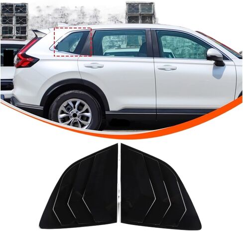 Compatible For Honda CRV/CR-V 2023-2025 Car Rear Window Triangle Exterior Styling Shutter Deflector Decoration Accessories in Saudi Arabia
