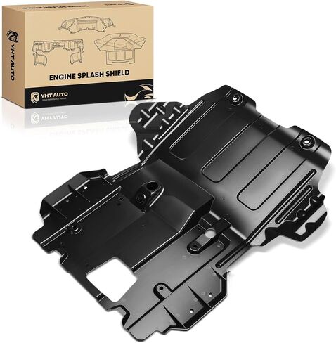YHTAUTO Front Engine Splash Shield متوافق مع 2014-2020 Chevy Silverado 1500 LD، Tahoe، Suburban، GMC Sierra 1500 Limited، Yukon XL، Cadillac Escalade ESV، واقيات علبة المحرك الأسود Splash Guard in Saudi Arabia
