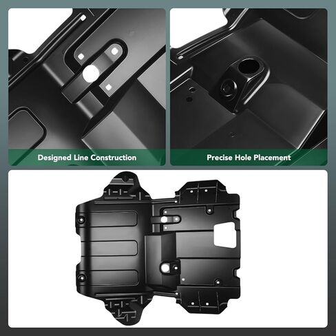 YHTAUTO Front Engine Splash Shield متوافق مع 2014-2020 Chevy Silverado 1500 LD، Tahoe، Suburban، GMC Sierra 1500 Limited، Yukon XL، Cadillac Escalade ESV، واقيات علبة المحرك الأسود Splash Guard in Saudi Arabia