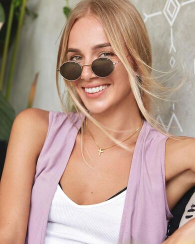 Tarsus Cute Tiny Cross Necklace - Always Remember You Are Loved - Christian Gifts Easter Stuffers Birthday Jewelry Inspirational Gifts for Teen Girls & Women in Saudi Arabia
