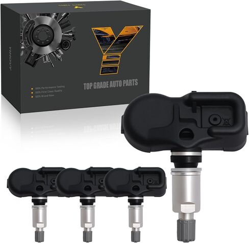 Pre-Programmed TPMS Sensor Tire Pressure Monitoring Sensor 40700-1LA0C fit for Infiniti EX35 EX37 FX35 FX37 FX50 G25 G37 M37 M56 Q40 Q60 Q70 QX50 QX70, fit for Nissan Quest 370Z - 315MHz (4) in Saudi Arabia