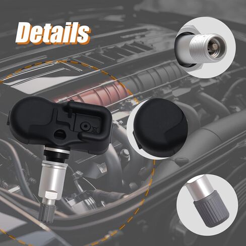 Pre-Programmed TPMS Sensor Tire Pressure Monitoring Sensor 40700-1LA0C fit for Infiniti EX35 EX37 FX35 FX37 FX50 G25 G37 M37 M56 Q40 Q60 Q70 QX50 QX70, fit for Nissan Quest 370Z - 315MHz (4) in Saudi Arabia