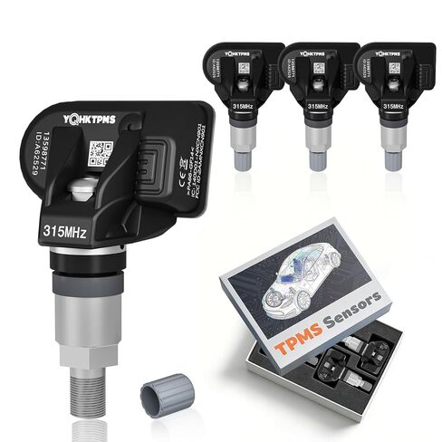 مستشعر الإطارات TPMS GM 315MHz SUV مبرمج مسبقًا؛ من أجل: ➤Chevrolet Equinox(07-24)|Tahoe(07-19)|Traverse(09-17)➤GMC Yukon(07-19)|Acadia(06-16)➤Cadillac Escalade(07-20)، OE: 13598771/(مجموعة من 4) in Kuwait