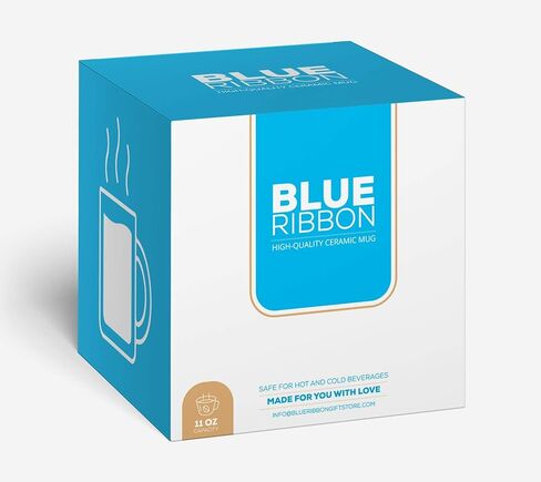 Funny Coffee Mug with Quote WE CANT ALL BE A PRINCESS SOMEONE HAS TO CLAP AS I GO BY Mug Gift in Decorative Blue Ribbon Box - 11 oz - Gifts for Family in Kuwait