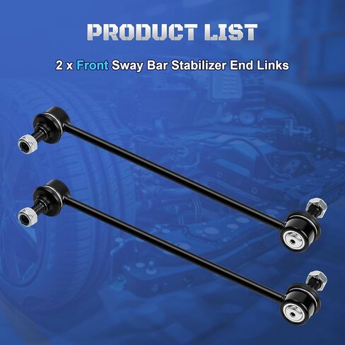 2 قطعة K750523 مثبت أمامي وصلات نهاية شريط Sway متوافقة مع 2012-2022 Hyundai Elantra Tucson Accent Kia Forte Forte5 Rio Soul Sportage 2013 2014 2015 2016 2017 2018 2019 2020 2021 in Saudi Arabia