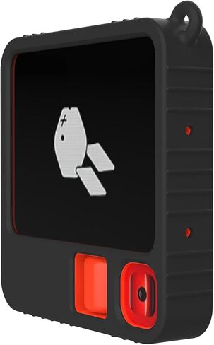 Silicone Case for Rabbit R1 AI Device,Full Protective Cover,Skin-Friendly Dirt and Shock Resistant, 5 Color （Black） in Saudi Arabia