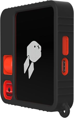 Silicone Case for Rabbit R1 AI Device,Full Protective Cover,Skin-Friendly Dirt and Shock Resistant, 5 Color （Black） in Saudi Arabia
