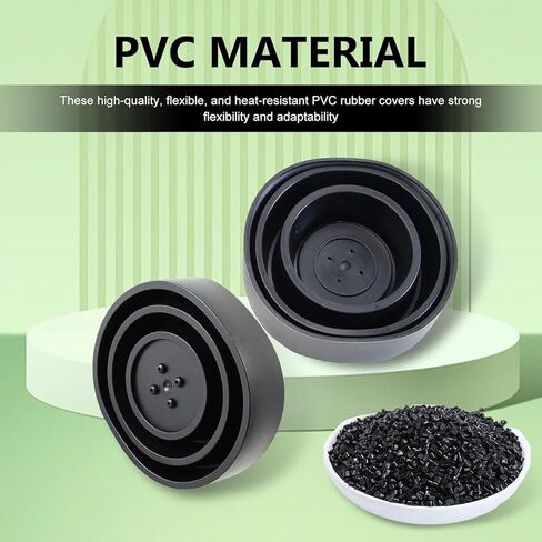 2 PCS Car Forward Light Dust Cover, 2.16-3.74" Rubber Lamp Bulb Housing Cap, for Light Bulb Opening Ranging From 2.5", 2.75", 3.5",4" Conversion Accessories, for Most Cars (Black) in Saudi Arabia