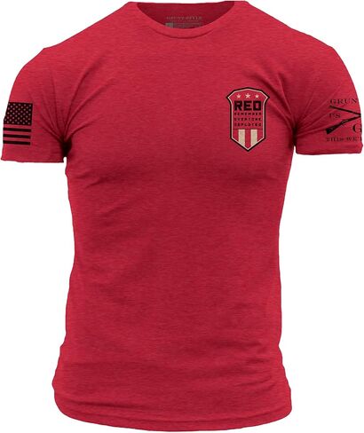 Grunt Style Mission RED Men's T-Shirt in Saudi Arabia