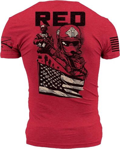 Grunt Style Mission RED Men's T-Shirt in Saudi Arabia