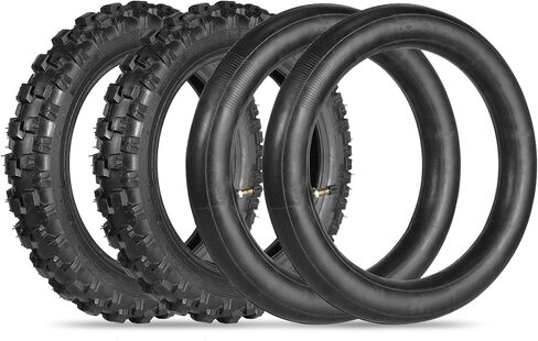مجموعة إطارات الدراجة الترابية والأنبوب الداخلي مقاس 2.50-10، إطار أمامي/خلفي صغير للدراجة الترابية مقاس 10 بوصات وأنبوب داخلي، متوافق مع مجموعتين من Honda CRF50/XR50، وSuzuki JR50/DRZ70، وYamaha PW50 in Kuwait