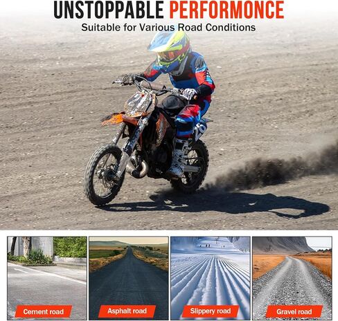 مجموعة إطارات الدراجة الترابية والأنبوب الداخلي مقاس 2.50-10، إطار أمامي/خلفي صغير للدراجة الترابية مقاس 10 بوصات وأنبوب داخلي، متوافق مع مجموعتين من Honda CRF50/XR50، وSuzuki JR50/DRZ70، وYamaha PW50 in Kuwait