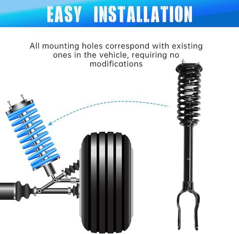 Front Struts Assembly w/Coil Spring Shock Absorbers Replacement for Jeep Grand Cherokee 2011-2015 Dodge Durango 2011-2015 172546L 172546R Set of 2 in Saudi Arabia