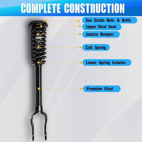 Front Struts Assembly w/Coil Spring Shock Absorbers Replacement for Jeep Grand Cherokee 2011-2015 Dodge Durango 2011-2015 172546L 172546R Set of 2 in Saudi Arabia
