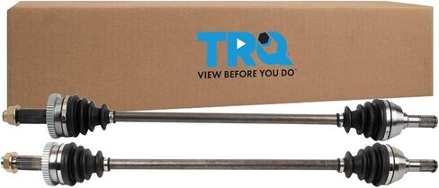 TRQ New Front CV C/V Axle Drive Shaft Assembly 2 Piece Pair Set for 2012-2017 Dodge Ram 1500 4WD 4x4 Truck in Kuwait
