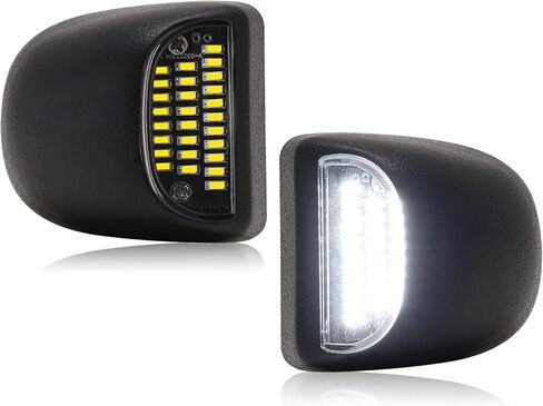 6000K Full LED License Plate Light Assembly Compatible with Silverado Sierra 1500 2500 3500 Suburban Tahoe Yukon XL Escalade ESV EXT, Tag Lamp with Red Tube in Saudi Arabia
