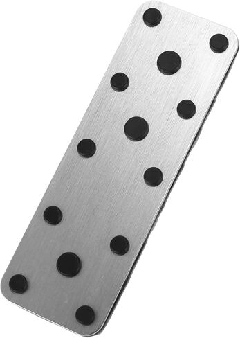 1 Pcs Footrest Pedals Cover Footrest Pedal Pads Foot Rest Dead Pedal Pad Cover for Subaru Forester 2003-2005 Aluminum Alloy Silver Tone in Saudi Arabia