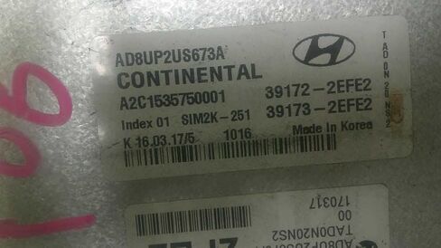 وحدة التحكم في المحرك ECM 2.0L تناسب 17-18 متوافقة مع Hyundai Elantra 39173-2EFE2 391732EFE2 in Saudi Arabia