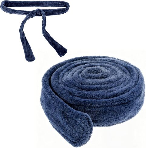 Robe Belt Replacement, Soft Flannel Robe Tie Replacement for Waistband Pajamas Bathrobe Tie Waist Belt Hotel Spa Robes (63-67 Inch, Navy Blue) in Saudi Arabia