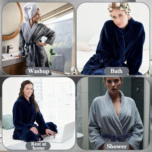 Robe Belt Replacement, Soft Flannel Robe Tie Replacement for Waistband Pajamas Bathrobe Tie Waist Belt Hotel Spa Robes (63-67 Inch, Navy Blue) in Saudi Arabia