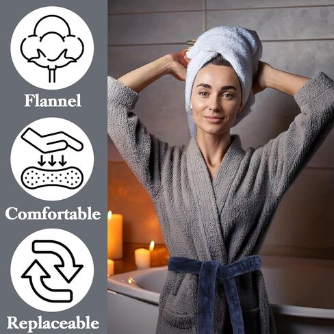Robe Belt Replacement, Soft Flannel Robe Tie Replacement for Waistband Pajamas Bathrobe Tie Waist Belt Hotel Spa Robes (63-67 Inch, Navy Blue) in Saudi Arabia