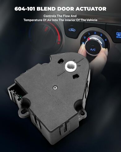 LUJUNTEC Blend Door Actuator HAVC Heater Blend Door Actuator Replaces 604-101 Replacement For 2002 for Cadillac 1999-2002 for Chevy 1999-2002 for GMC, Air Door Actuator 52474810 in Saudi Arabia